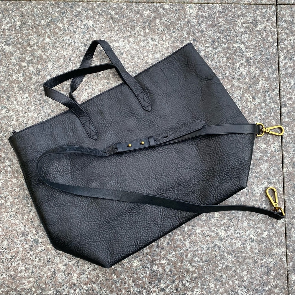Madewell zip top tote bag